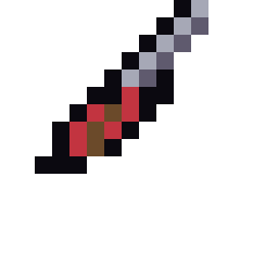 Pixel art dagger