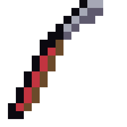 Pixel art naginata